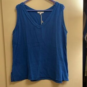 Royal blue tank top. Flowy, relaxed fit
